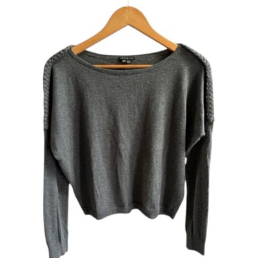 Theory grey cashmere blend sweater size M